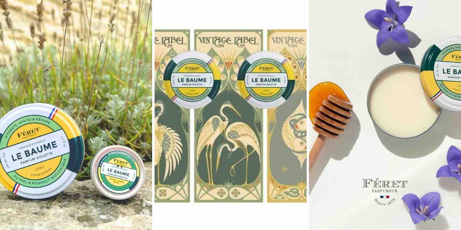 Féret Parfumeur Balsam mit natürlichem Veilchenduft – pflegender Balsam für trockene Haut